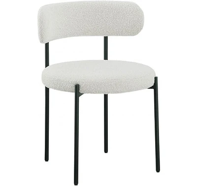 Ronda Dining Chair Boucle Fabric