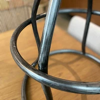Bowie Bar Stool - White Leather