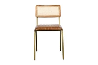 Capella Dining Chair Genuine Leather Seating