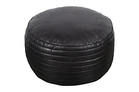 SABIK LEATHER POUF