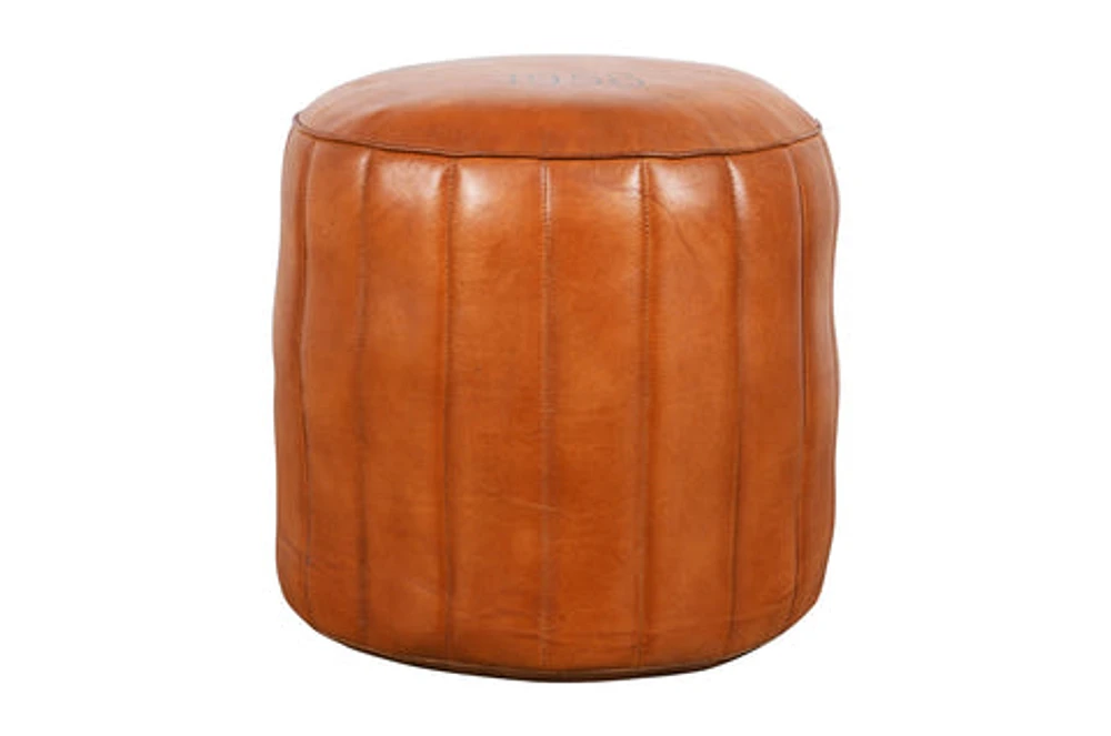 HAMAL LEATHER POUF