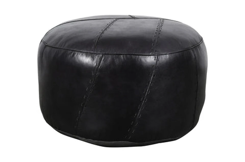 LEONIS LEATHER POUF