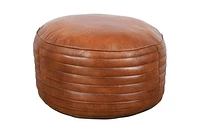 ZETA LEATHER POUF