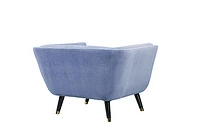 Arca Mid Century Velvet Chair - Amethyst - Greater Vancouver Furniture