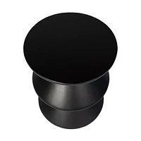 Concrete Inverted Side Table - Black