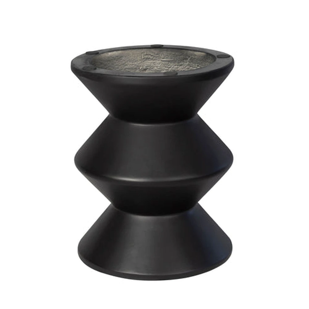 Concrete Inverted Side Table - Black