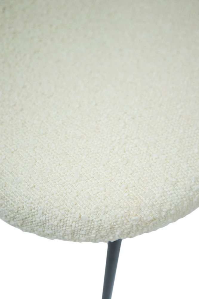 Vashi Dining Chair - Linen Boucle'