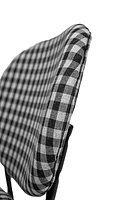 Vashi Dining Chair - Black 'n White Plaid