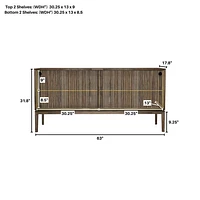 West Sideboard 2 Sliding Doors