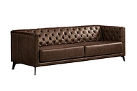 Arianna Faux Leather Sofa