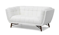 Kitsilano Loveseat - Snow Fabric