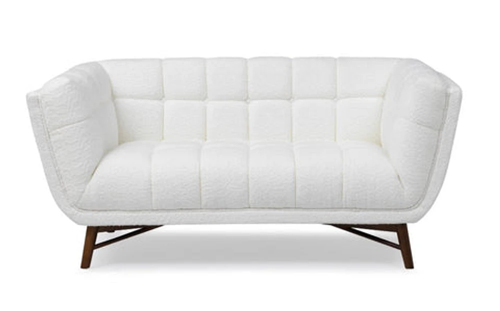 Kitsilano Loveseat - Snow Fabric