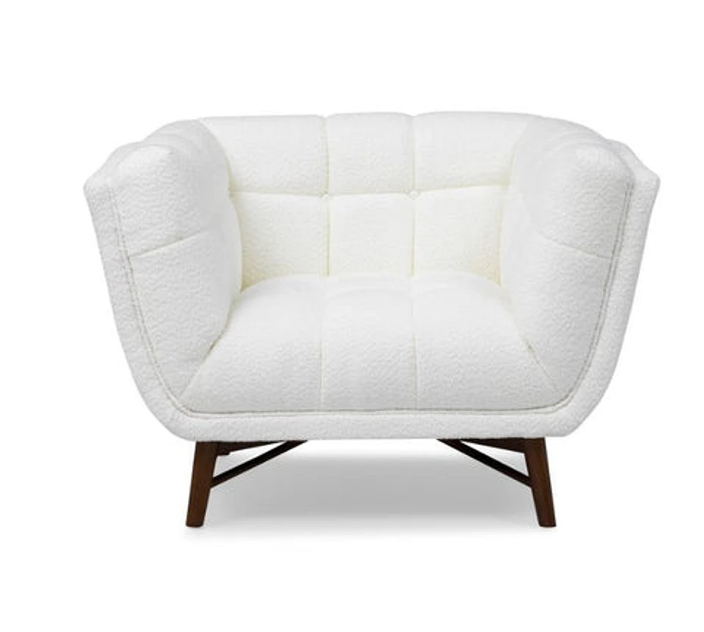 Kitsilano Accent Chair - Snow Fabric