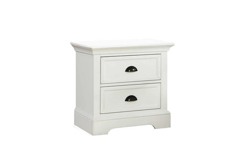 Tamarack 25" 2-Drawer Nightstand - White - BR-TM1005Y