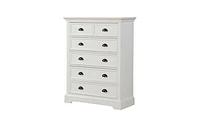 Tamarack 41" 6-Drawer Chest - White - BR-TM1007