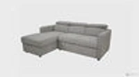 Renato Sleeper Sectional - Left Chaise - Grey