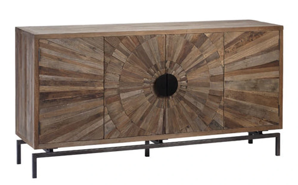 Sunburst Recycled Elm Sideboard