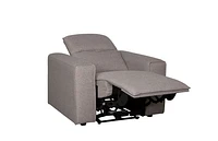 Regis Power Reclining Chair - Light Brown