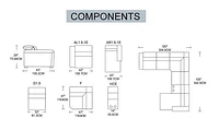 Cosmo Power Modular Recliner Sectional