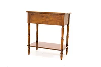 Single Drawer Hall Console Table - Honey