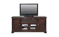 Topaz 74" Media Base Cherry - E1-T174