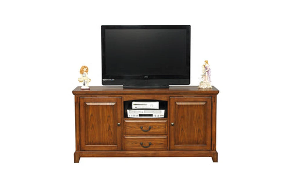 Zahara 64" Media Base Media Oak - E1-ZH164