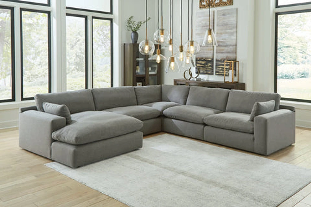 Elyza 5-Piece Sectional with Left Chaise