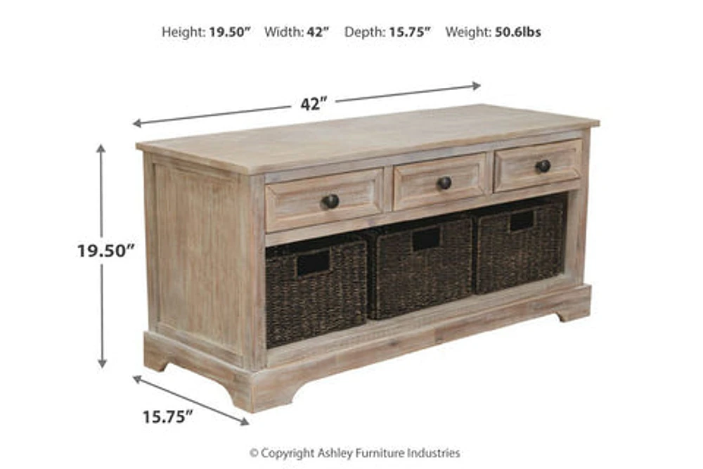 Oslember Storage Bench