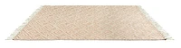 CIMO HAND WOVEN RUG IVORY/RUST