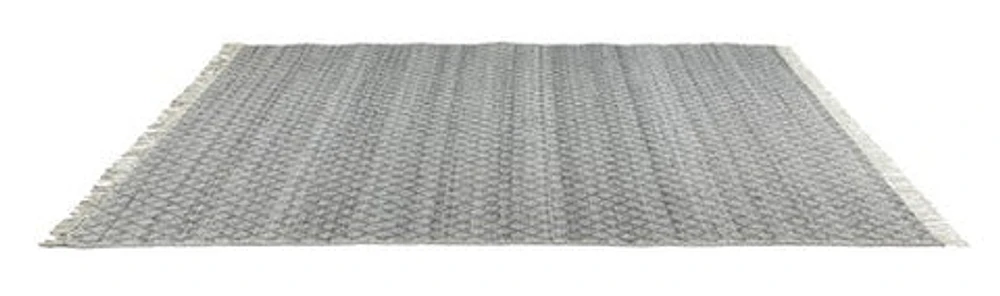 COSCO HAND WOVEN RUG SILVER/IVORY