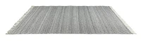 COSCO HAND WOVEN RUG SILVER/IVORY