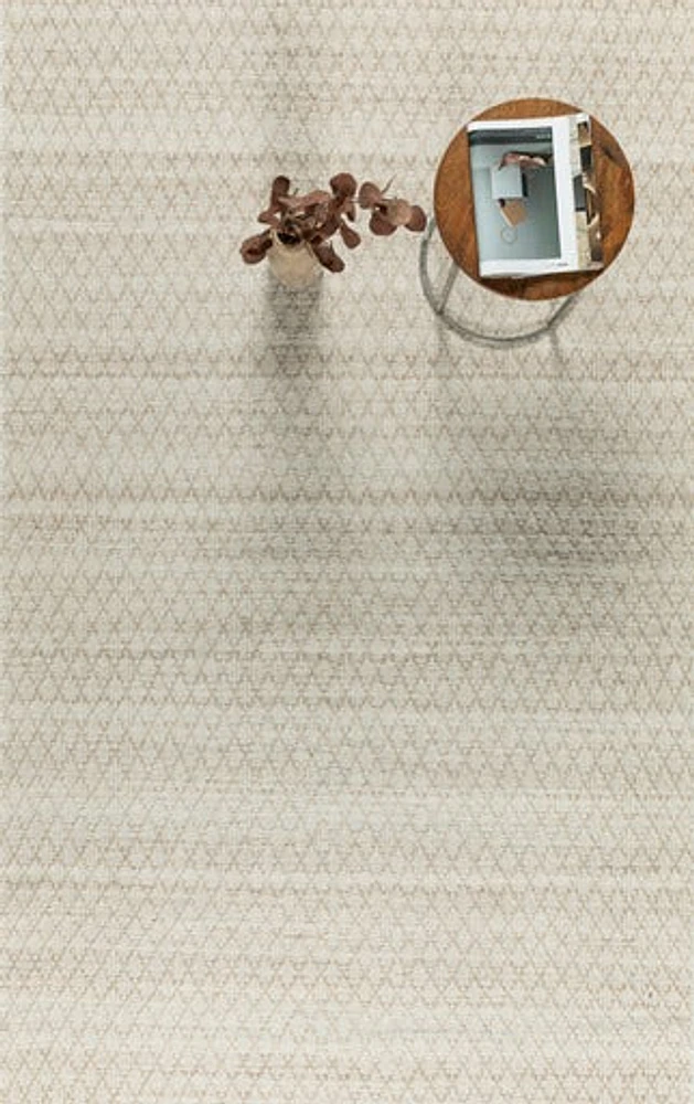 COSCO HAND WOVEN RUG SAND/IVORY