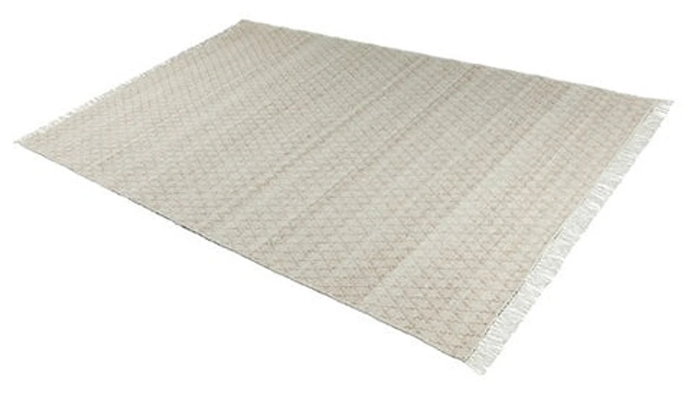 COSCO HAND WOVEN RUG SAND/IVORY