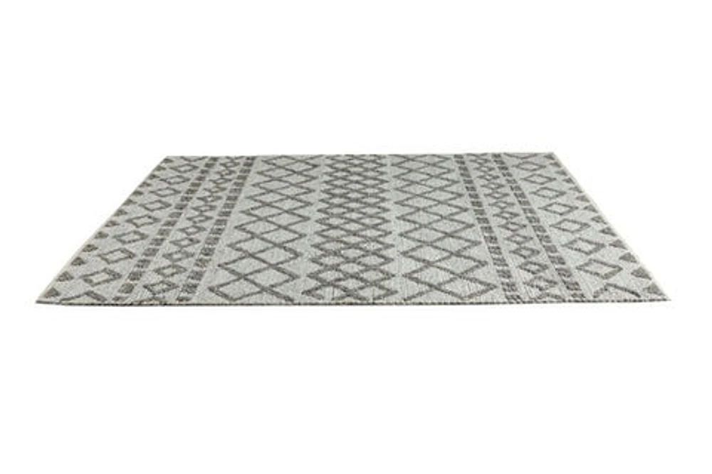 FINTONA HAND WOVEN RUG / SILVER