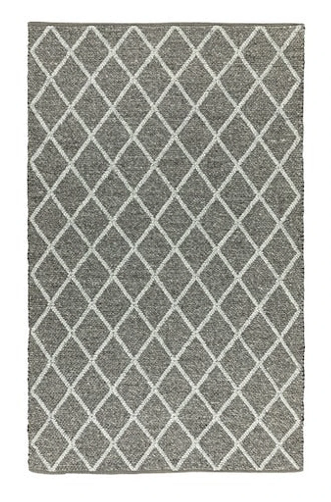 FRANCE HAND WOVEN RUG GRAPHITE/FOG