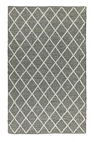 FRANCE HAND WOVEN RUG GRAPHITE/FOG