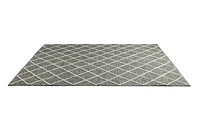 FRANCE HAND WOVEN RUG GRAPHITE/FOG