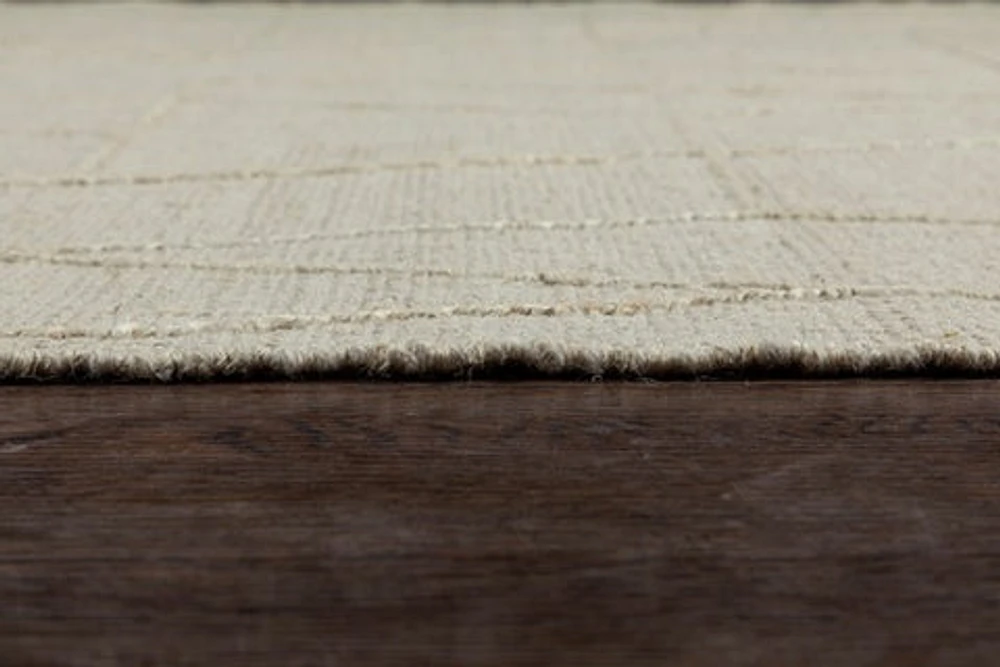 KINSEY HAND WOVEN RUG CHAMPAGNE