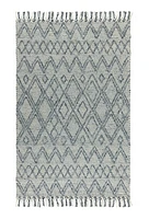 LABIN HAND WOVEN RUG NAVY