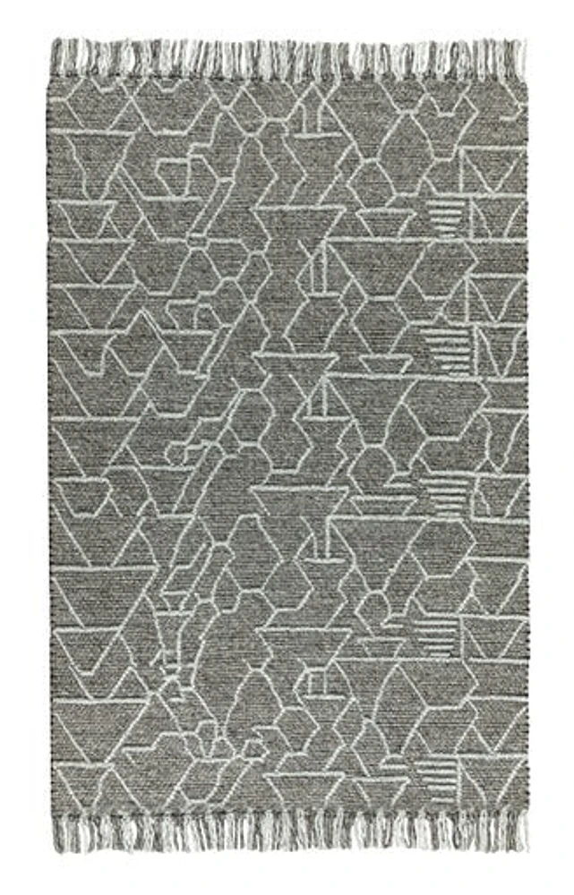 LABIN HAND WOVEN RUG FOG/GRAPHITE