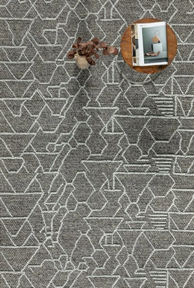 LABIN HAND WOVEN RUG FOG/GRAPHITE