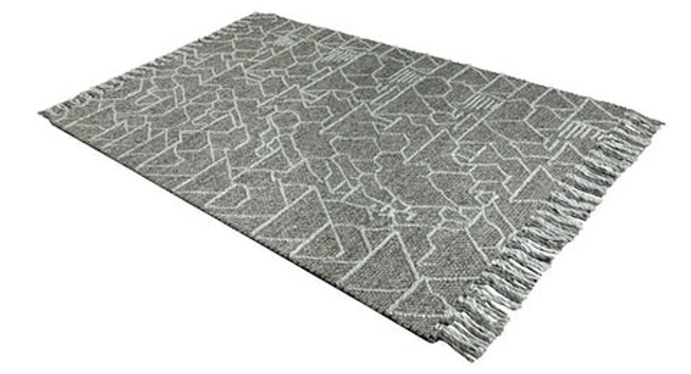 LABIN HAND WOVEN RUG FOG/GRAPHITE