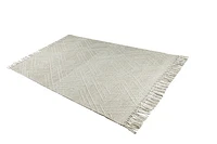 LABIN HAND WOVEN RUG IVORY/TAUPE