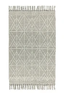 LABIN HAND WOVEN RUG WHITE/GRAY