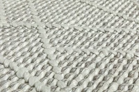 LABIN HAND WOVEN RUG WHITE/GRAY