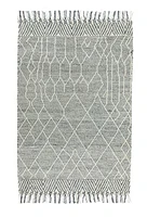 LABIN HAND WOVEN RUG IVORY/CHARCOAL