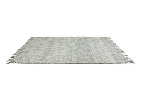 LABIN HAND WOVEN RUG IVORY/CHARCOAL