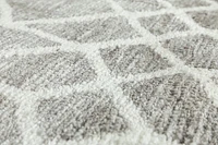 MADON MACHINE WOVEN RUG GREY. IVORY