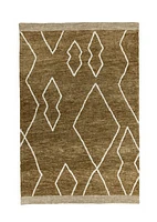 MAXON MACHINE WOVEN RUG GOLD. IVORY