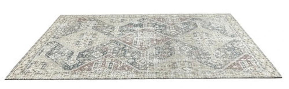 MELENIA MACHINE WOVEN RUG BEIGE/MARINE